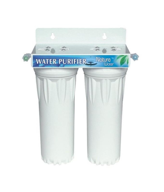 Double under counter filter